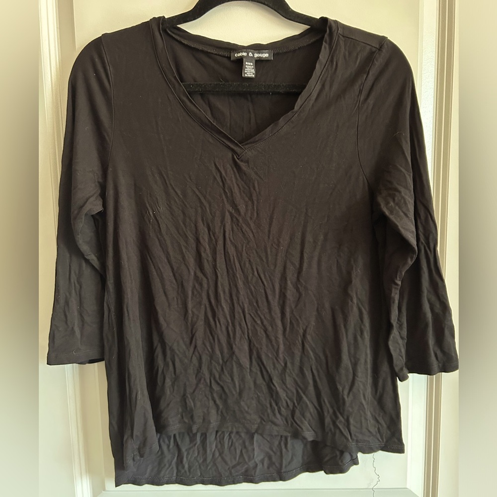 Cable and Gauge Black Top